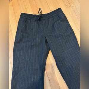 Banana Republic Factory Tapered Flannel Striped Easy Pant